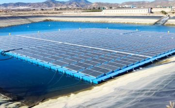 Instalación solar flotante de 200 KW en Puerto Lumbreras